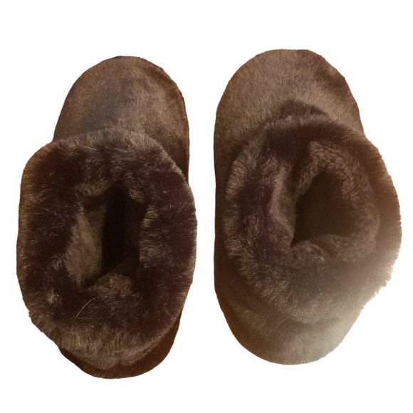 NWT | JustFab | Paris Faux Fur Fuzzie | Jet Black | Size: 9 - Picture 6 of 16